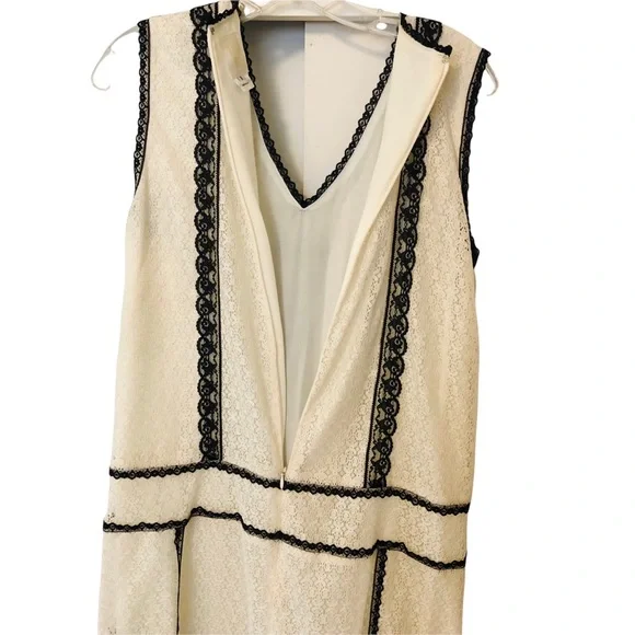 Anna Sui Embroidered Lace Eyelash Embellished Dress Size 8 - Picture 7 of 15